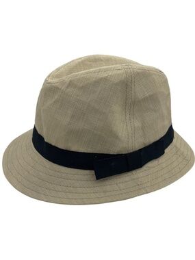 MOSSIMO Supply Co tan black women’s fedora hat One Size